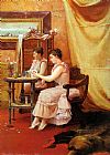 Georges Croegaert Famous Paintings - La Toilette